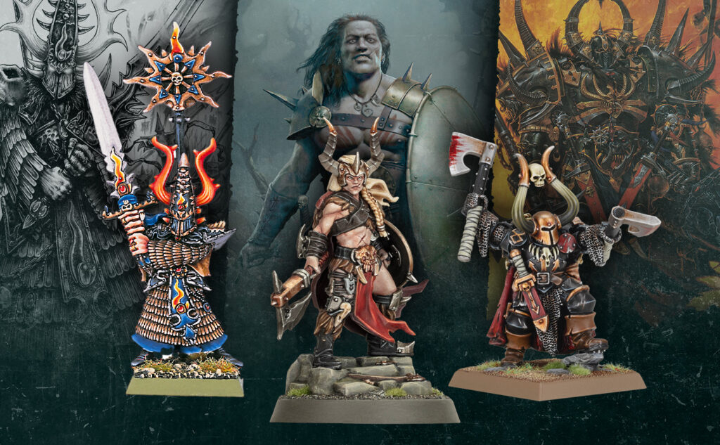 Warhammer Day &mdash; さまざまな時代のケイオスチャンピオン