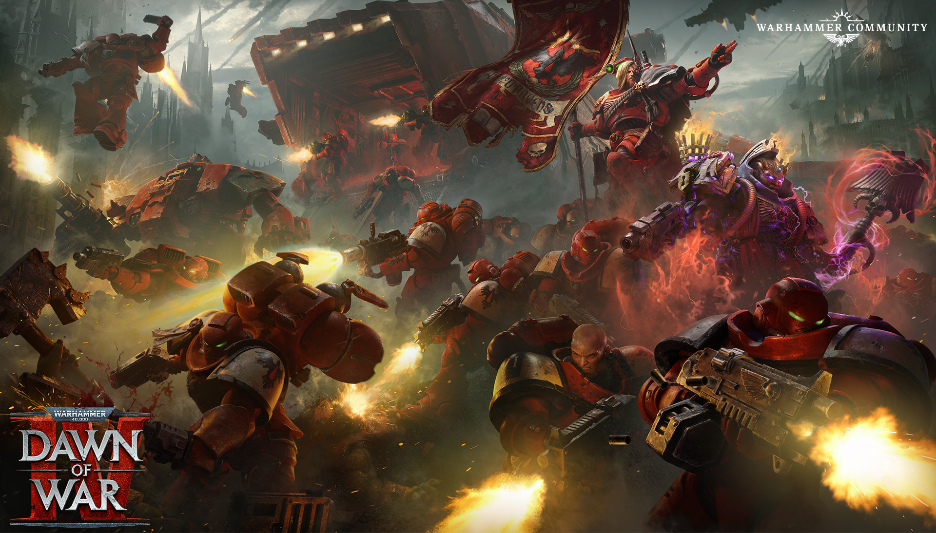 Dawn of War IV &mdash; ブラッドレイヴンとダークエンジェルのチーム