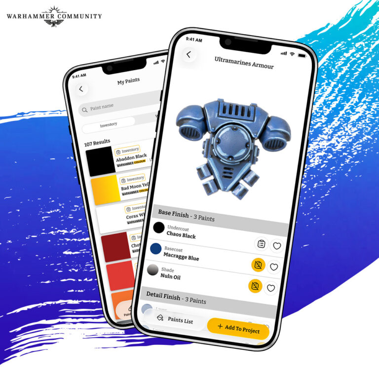 Warhammer Colour App　ペイント・ウォーハンマー