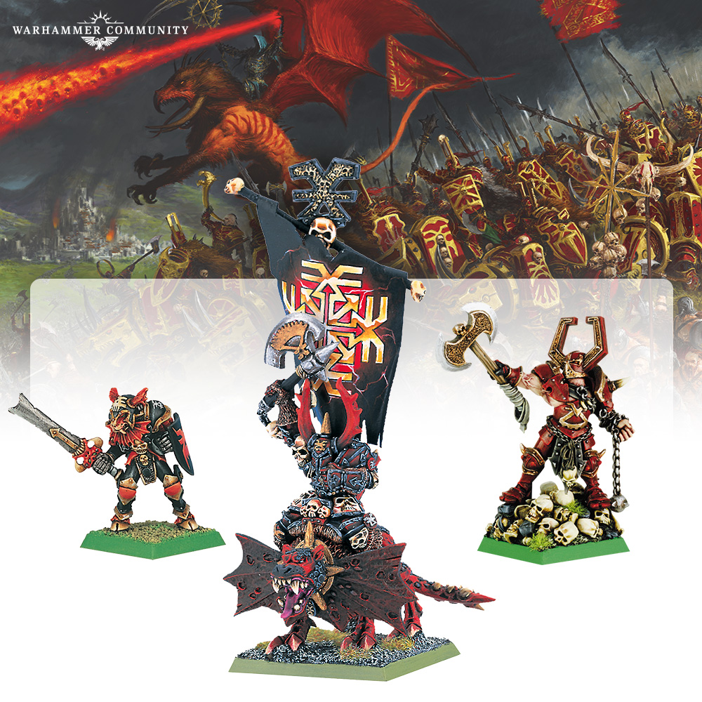 Warhammer Day &mdash; さまざまな時代のケイオスチャンピオン
