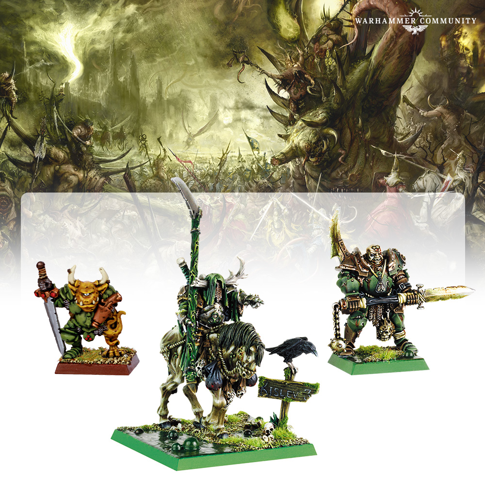 Warhammer Day &mdash; さまざまな時代のケイオスチャンピオン