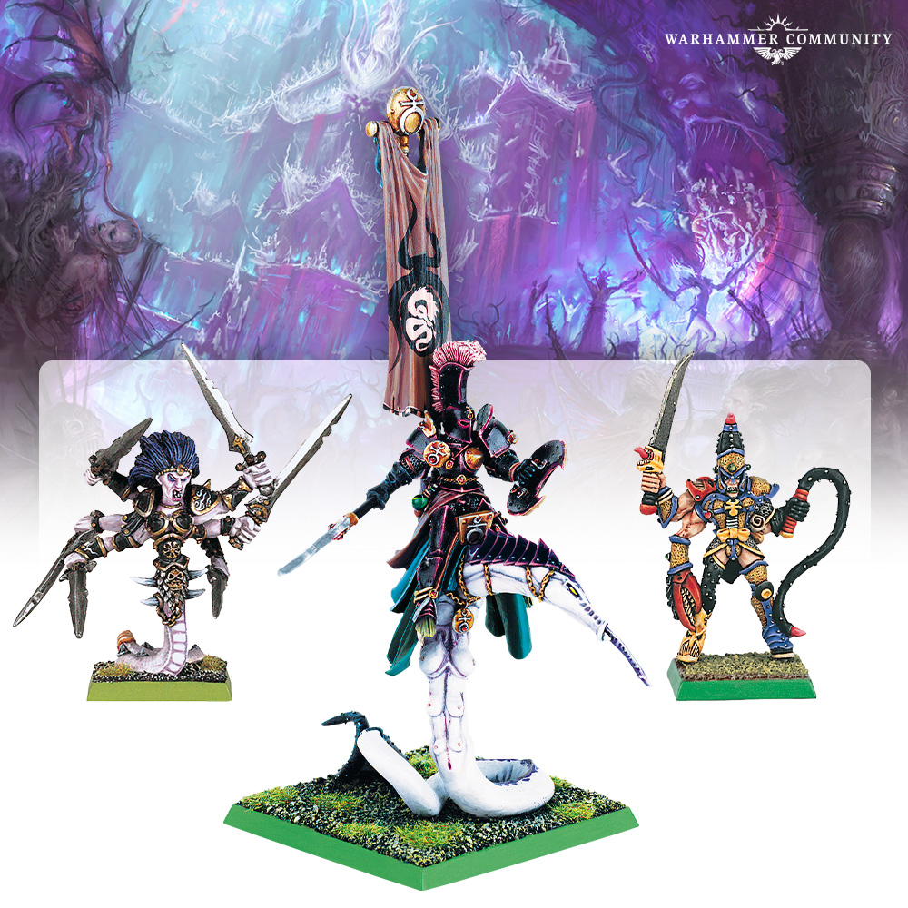 Warhammer Day &mdash; さまざまな時代のケイオスチャンピオン