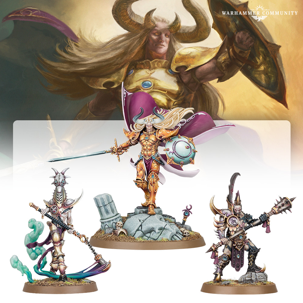 Warhammer Day &mdash; さまざまな時代のケイオスチャンピオン
