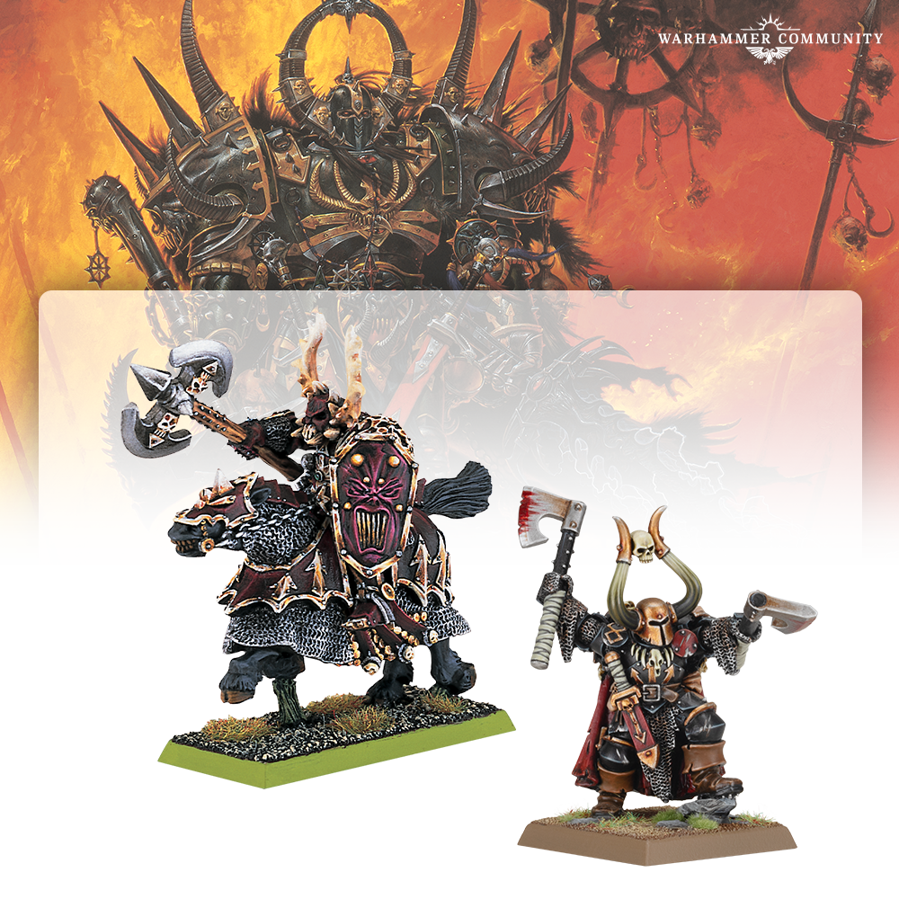Warhammer Day &mdash; さまざまな時代のケイオスチャンピオン