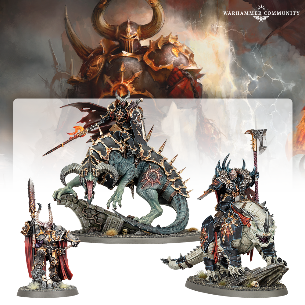 Warhammer Day &mdash; さまざまな時代のケイオスチャンピオン