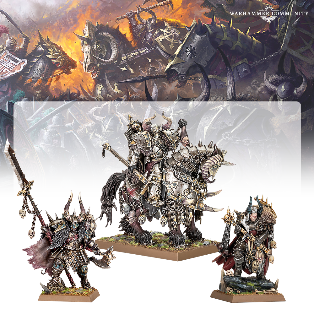 Warhammer Day &mdash; さまざまな時代のケイオスチャンピオン